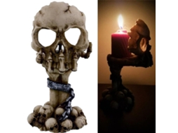 Decoração De Halloween Com Estátua Creepy Palhaço Popcorn Da Laxiscreed Para Um Ambiente Assustador