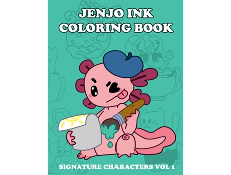 Livro Jenjo Ink Coloring Book Signature Characters de Jeanine-Jonee Keith (Inglês)
