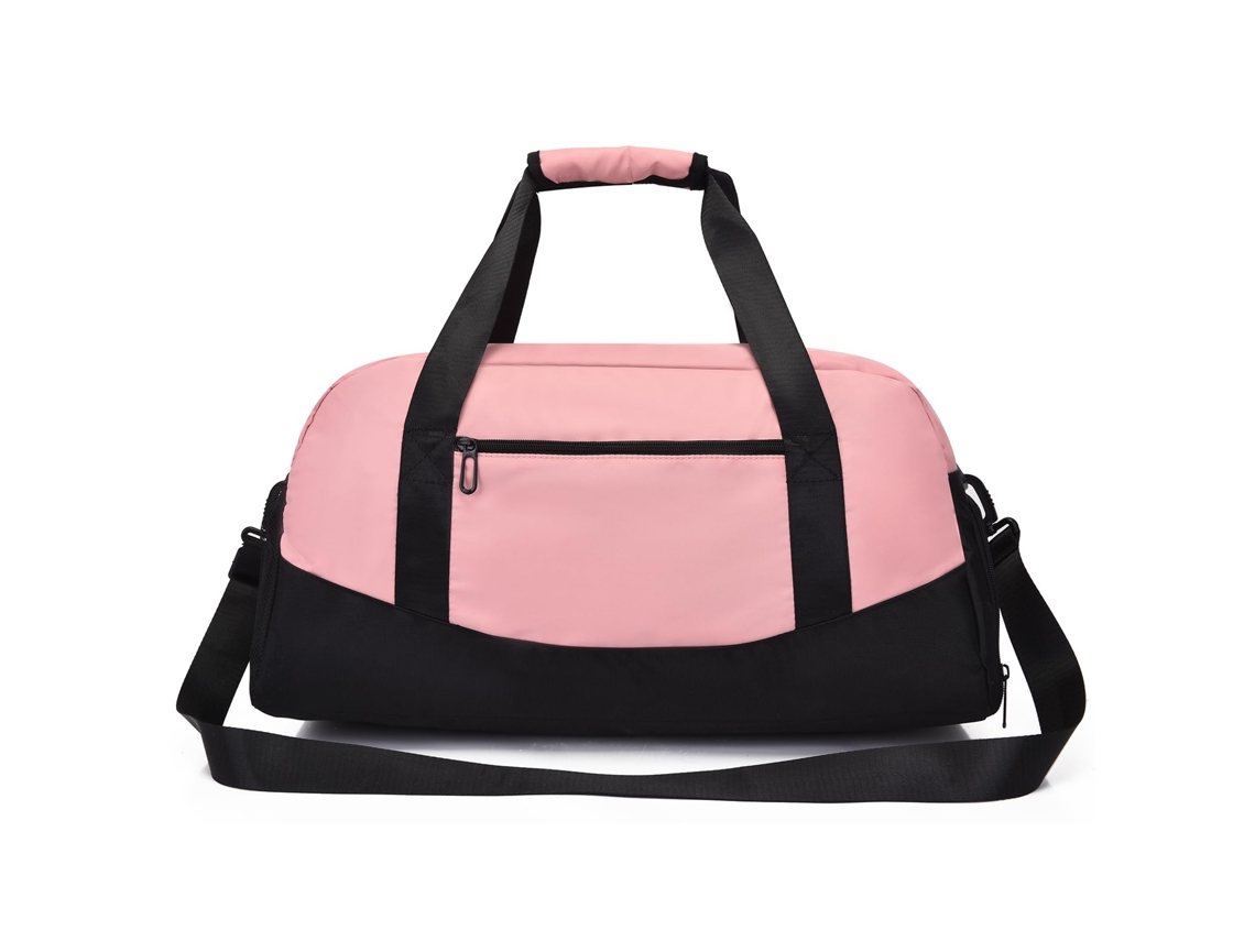 Bolsa de Ginástica para Mulheres e Homens, Viagem com Compartimento Sapatos Bolso Impermeável, Viagem, Esportiva, Cabine, Pernoite AQUAFORGE (rosa)