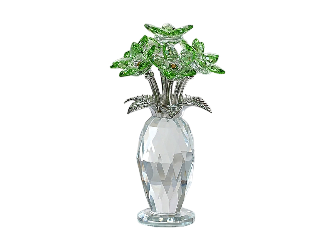 Ornament De Mesa Decoração Romântica Coleção Cristal