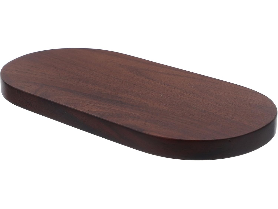 Suporte Madeira Maciça Natural 8x16 Estatuetas Estável Adereços Fotográficos Decoração Bonsai Compacto GOKOCO