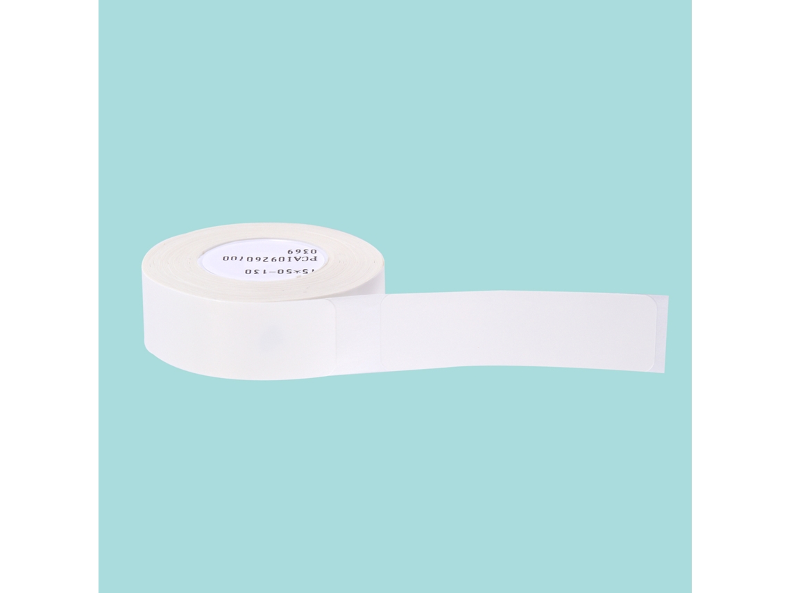 Papel de Rótulo Térmico Autoadesivo Resistente À Água 15x50mm 130pcs