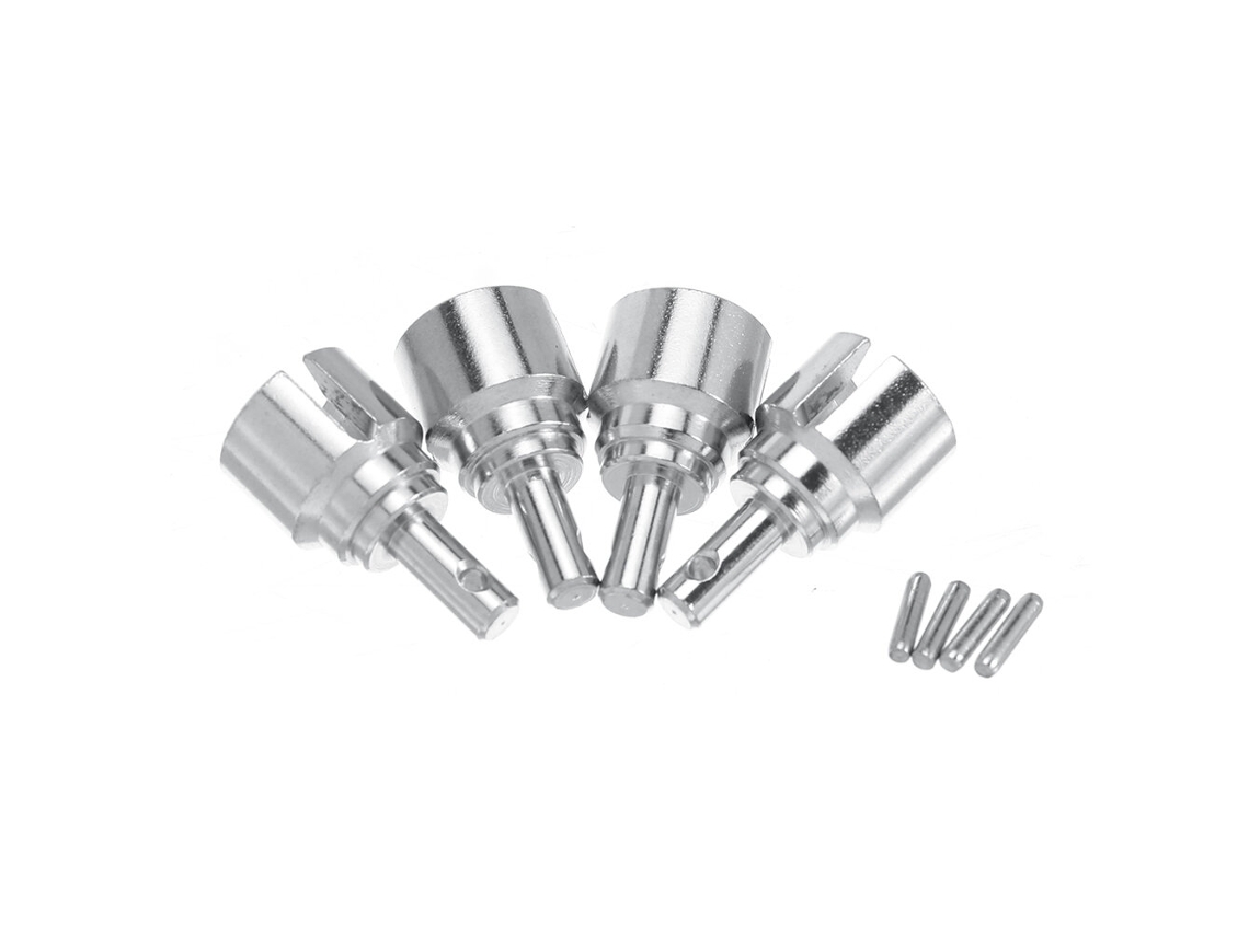 Conjunto de 4 Peças Hbx 2996a 2996 Fc610 1/10 Rc Car Parts Metal Differential Cup Vehicles Models Spare Accessories T2115 MDUG