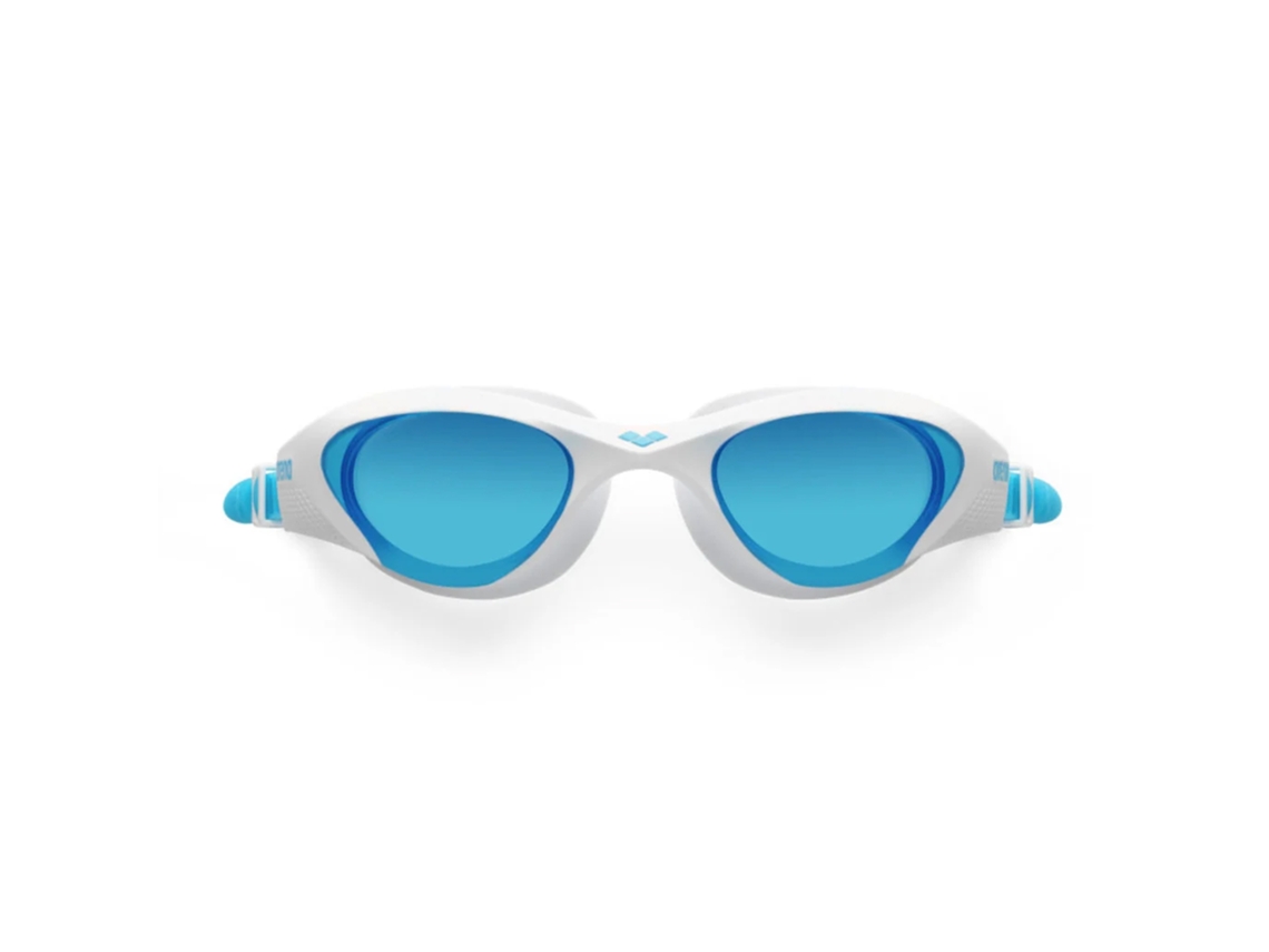 Óculos de Natação Unisex Adulto The One Tamanho Único Azul Claro/Branco AQUAFORGE
