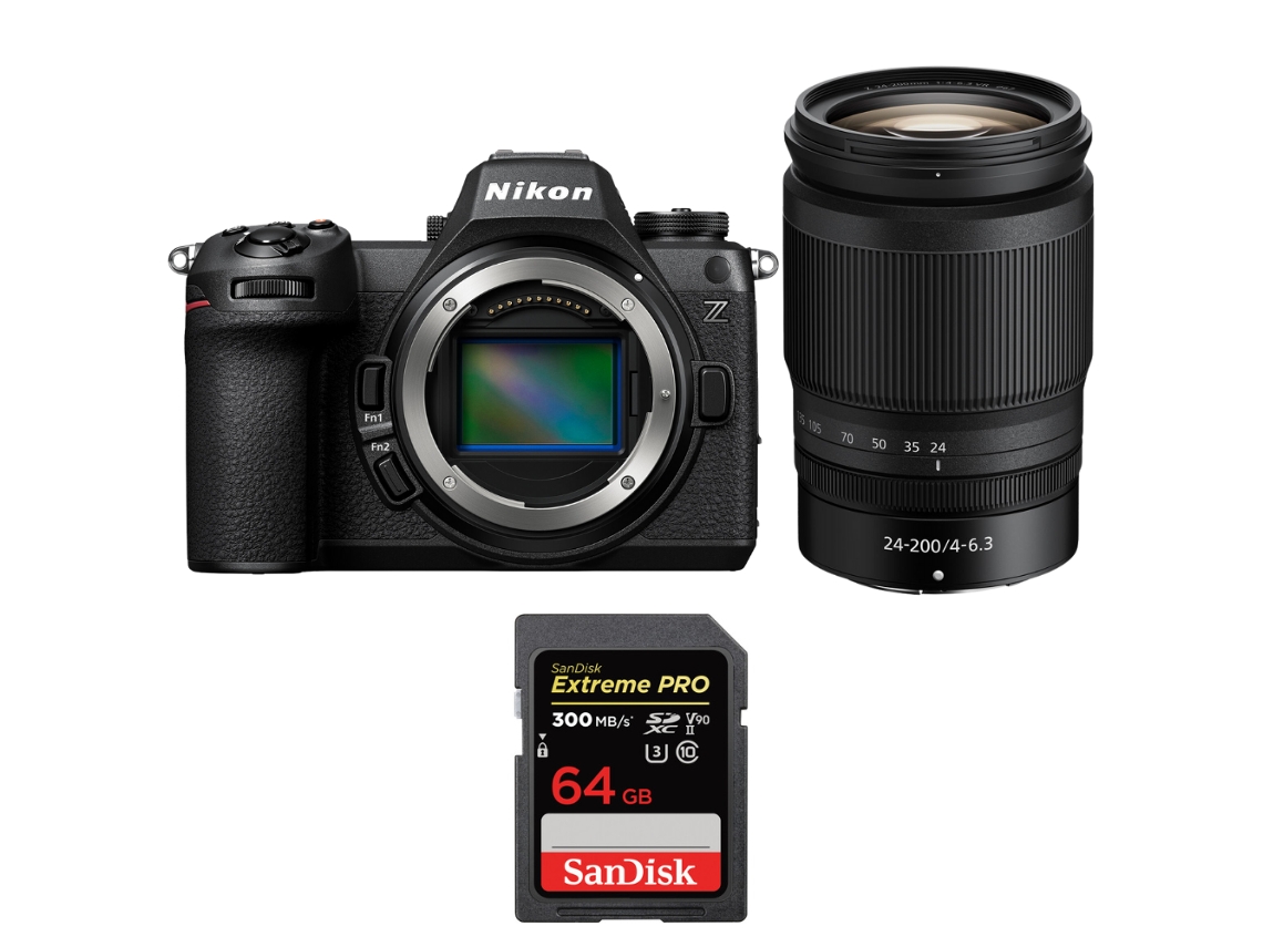Z6 Iii + Z 24 200mm F/4 6.3 Vr + 1 Sandisk 64gb Uhs ii 300mb/s + Ebook “20 Dicas para Fotos Que Impressionam” NIKON