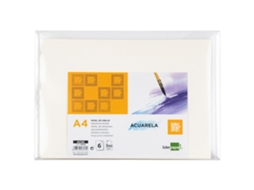 Papel Desenho A4 300G/M2 Pacote 6 Folhas 12 Unid. LIDERPAPEL