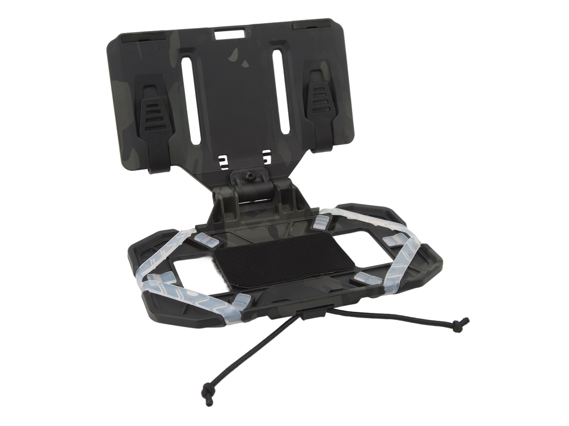 Colete De Treino Multifuncional Dobrável Preto Com Suporte Para Celular E Plataforma De Navegação.