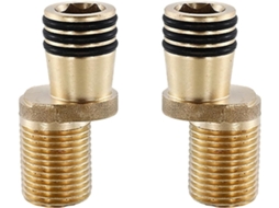 Conjunto De 2 Suportes Parede Para Chuveiro Em Liga Bronze, Impermeáveis, Com Aro Fechado, Que Otimizam O Espaço E