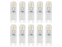 10 peças Lâmpada G9 1.4W 16 LEDs 230V | S/MARCA