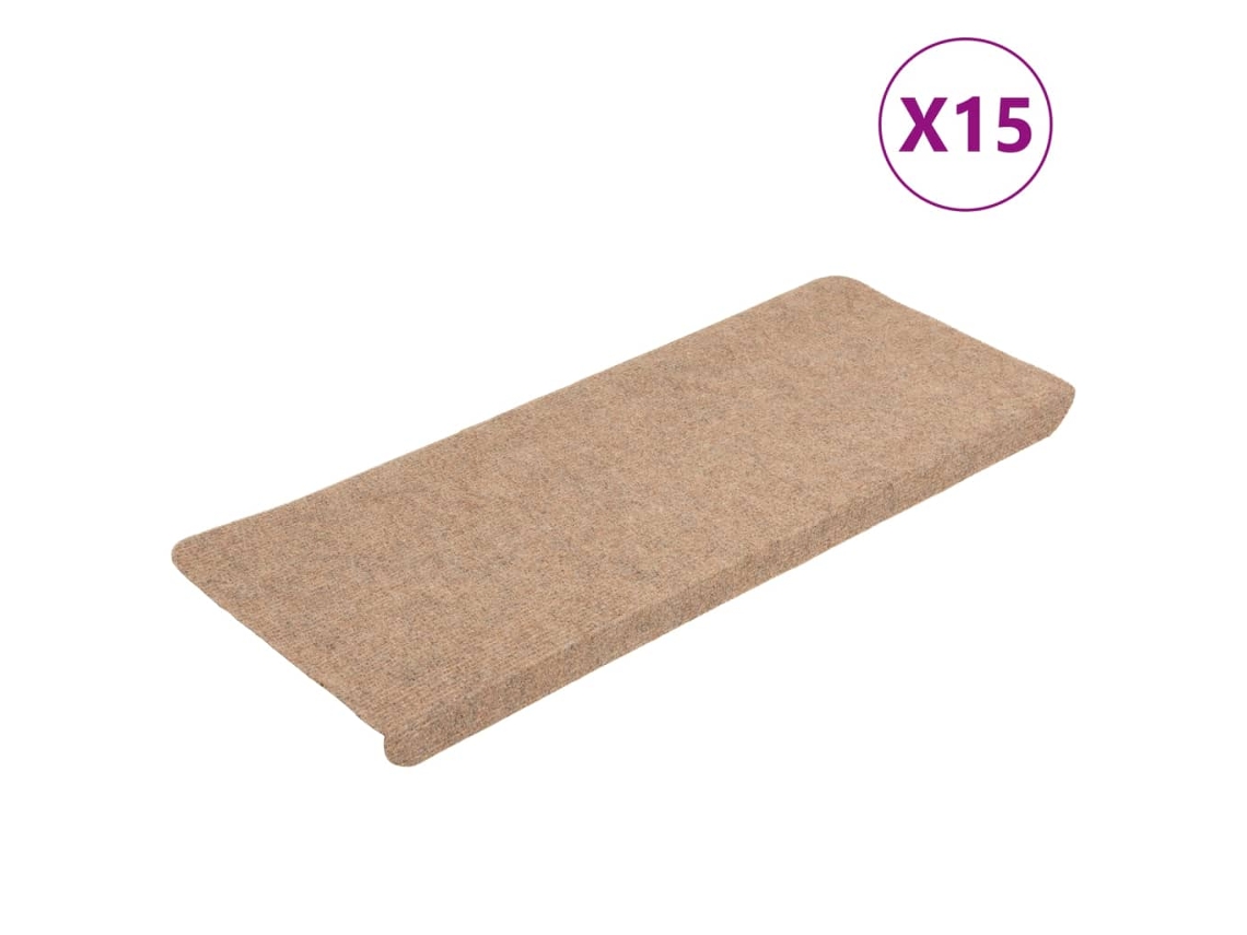 Stair Mat, Stair Mats Vidaxl Bege Tecido (65 X 24.5 X 3.5 Cm)