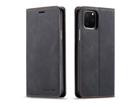 Capa Para Iphone 11 Pro Forwenw Pele Sintética Preto