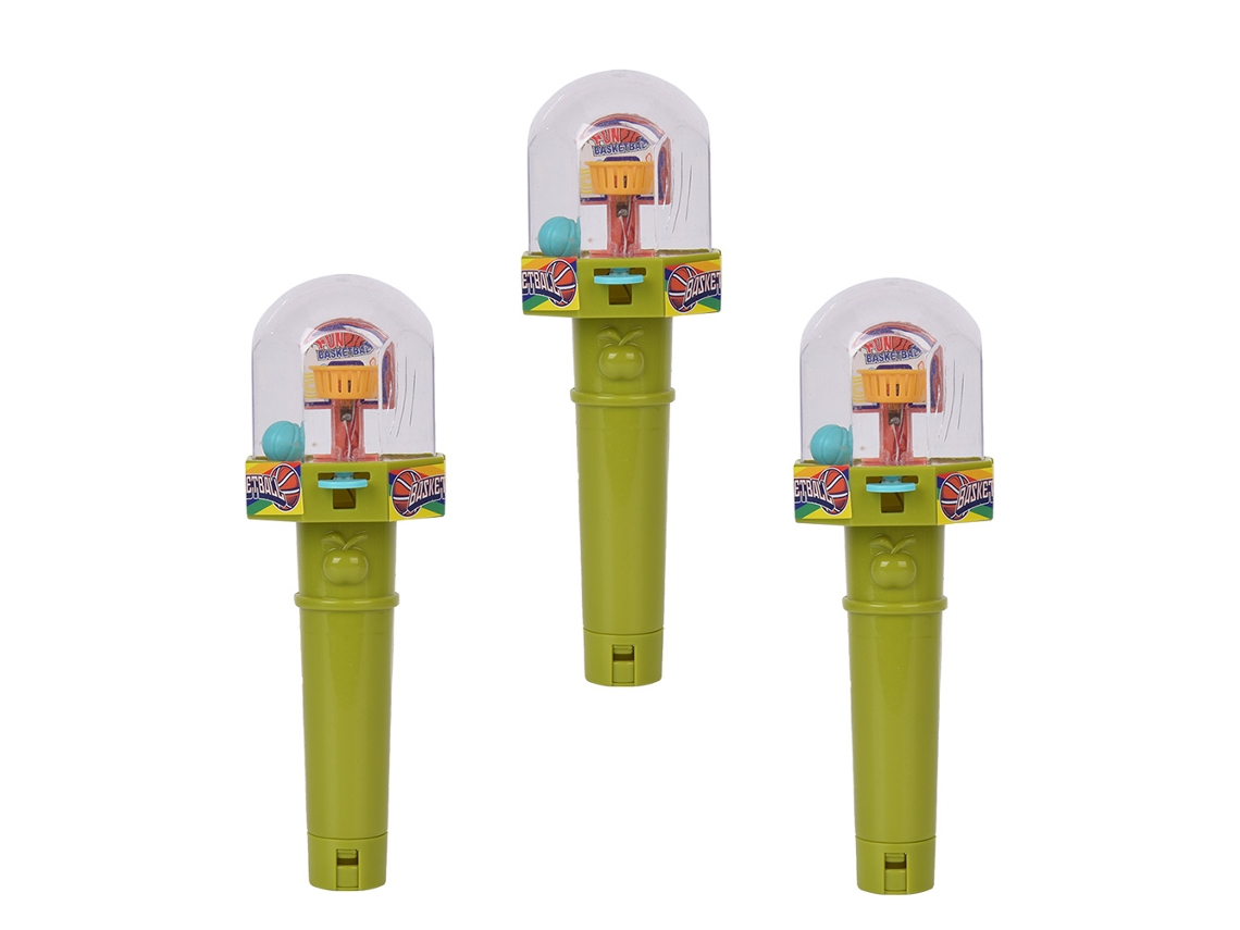 3pcs Brinquedo Educativo Mini Arremesso Basquete Com Luz E Som Para Crianças Acima De 3 Anos