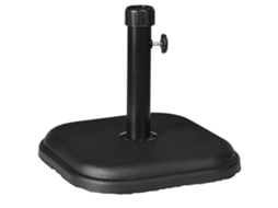 Base Per Ombrellone da Giardino, Peso 11 Kg, Supporto Per Ombrellone, Piede Per Palo Ø32 38 Mm, 36x36x31 Cm, Nero ZENCORE SERVICES