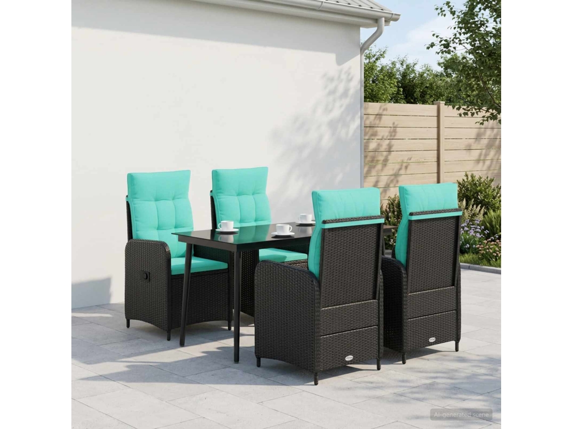 Vidaxl Conjunto De Mesa De Sofá 5 Unid.