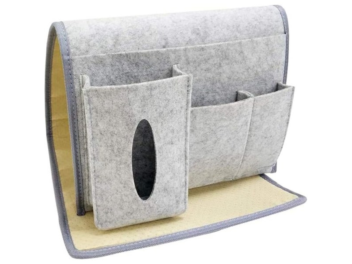 Organizador de bolsas para cama, organizador de suspensão para sofá e cabeceira Jun Slowmoose