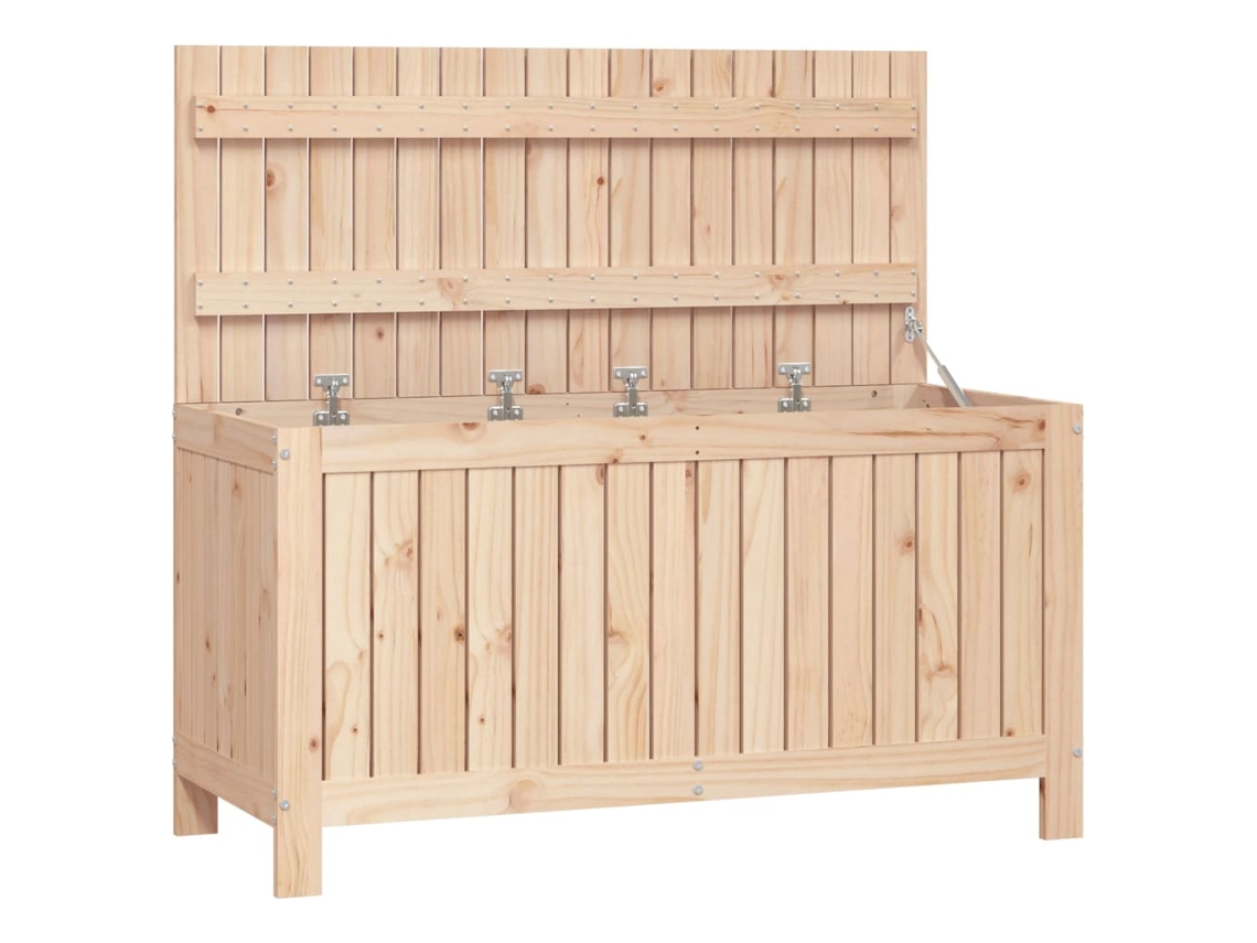 Caixa de Arrumação Jardim 115x49x60 Cm Pinho Maciço MAISON EXCLUSIVE
