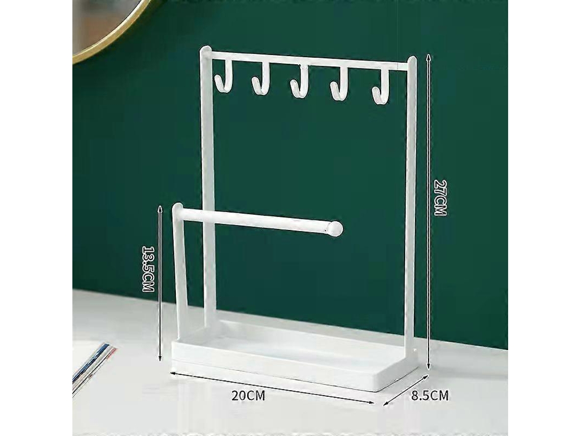 Suporte Para Joias Com Gancho, Expositor Preto Para Brincos, Colares E Relógios, Estilo Nórdico, Ideal Para Organizar E Exibir Anéis Em Casa. Hengjian