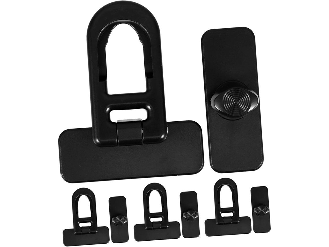 Conjunto De 4 Travas Segurança Multifuncionais Para Armários E
