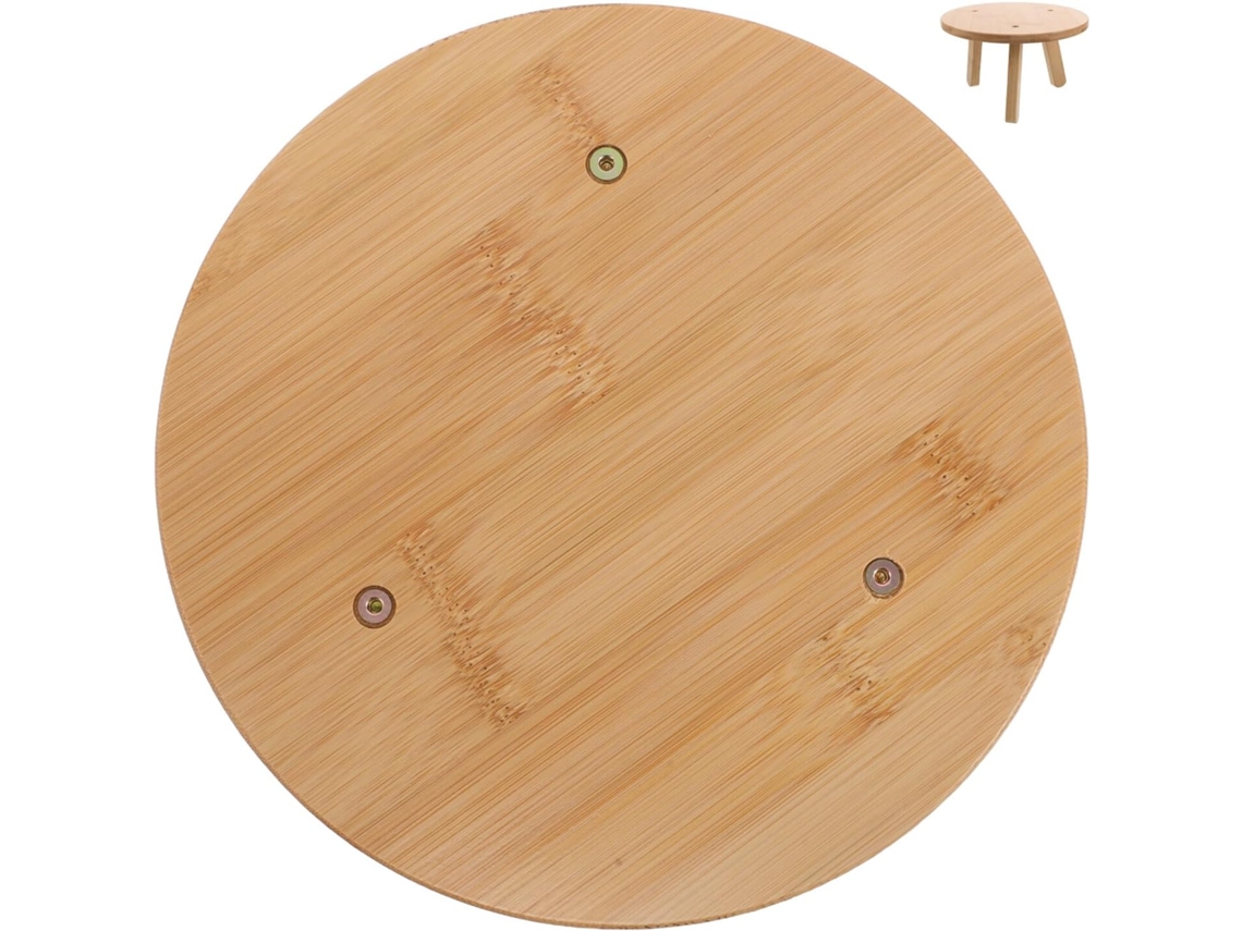 Suporte Bambu Natural 12 Vasos Flores Interior 20 Decorativa Versátil Plantas Óleos Essenciais Objetos GOKOCO