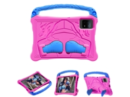 Bolsa Para Portátil Lurelia, Compatível Com Portáteis/tablets Até 11" 2024, Rosa Vermelho, Eva, Função Sono, Proteção Antiquedas