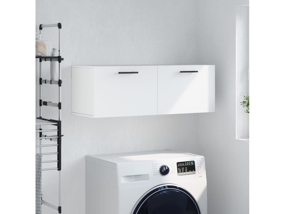 Vidaxl Armário Parede 100x36,5x35 Cm Derivados De Madeira Branco