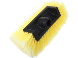 Escova Portátil Para Limpeza De Carros Com Cabeça Removível, Abs/pvc, Amarela