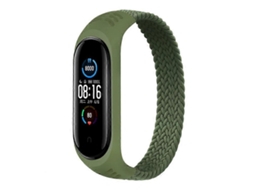 Pulseira Universal De Nylon Elástico Para Xiaomi Mi Band 6/5/4/3, Tamanho: Xs 140mm (arco-íris)
