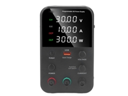 Fonte De Alimentação Dc Variável 0-360w 0-3a Com Display Digital Regulável
