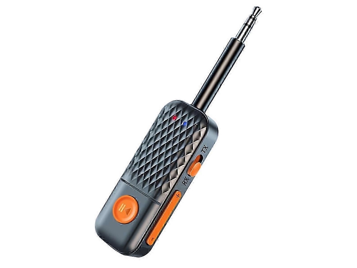 Transmissor E Receptor Bluetooth 5.4 Para Carro Com Entrada Auxiliar De 3,5 Mm E Microfone.