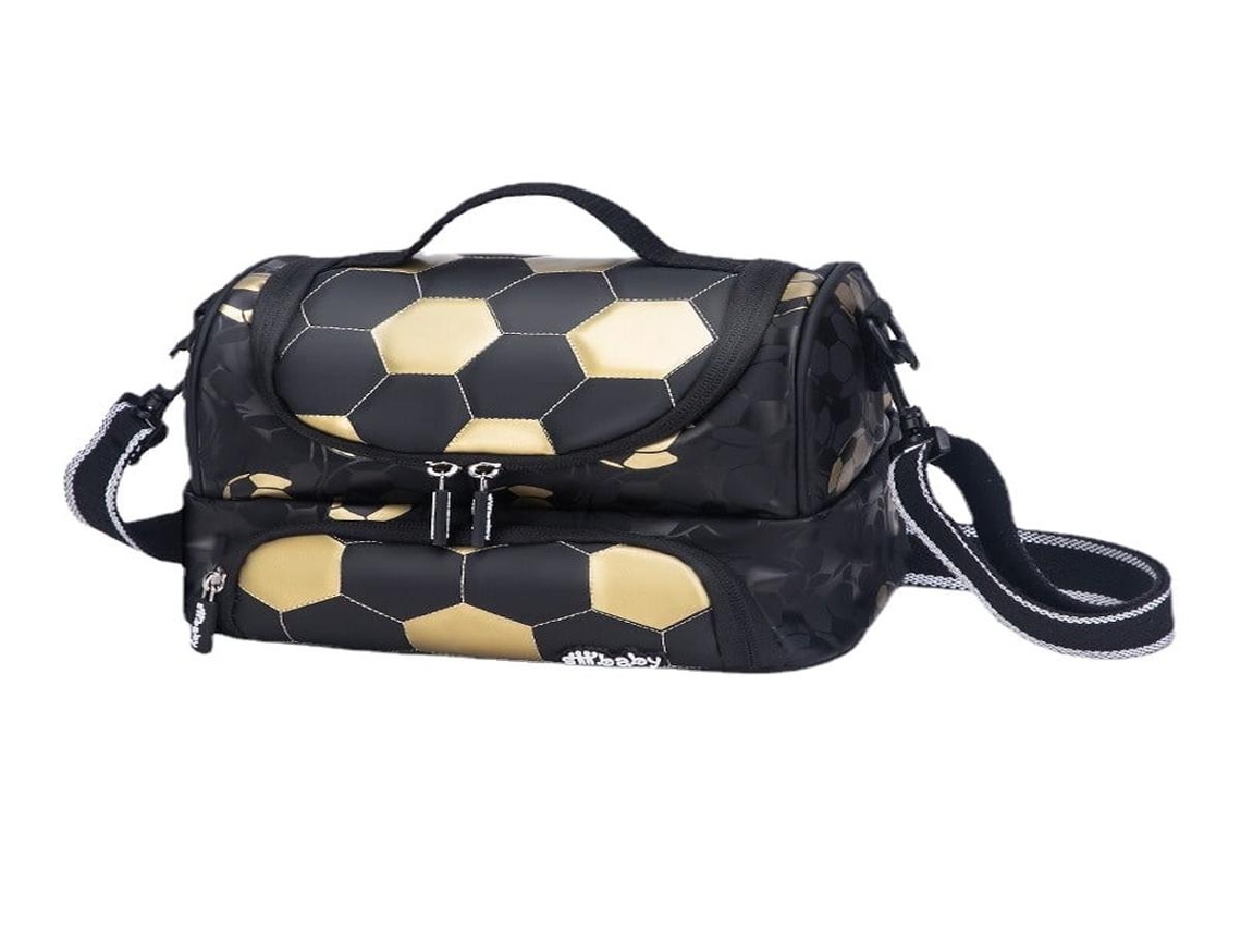 Lurelia Mochila Escolar, Em Nylon, Grande Capacidade, Leve E Compacta, Com Alça, Estampa De Futebol, Para Escola