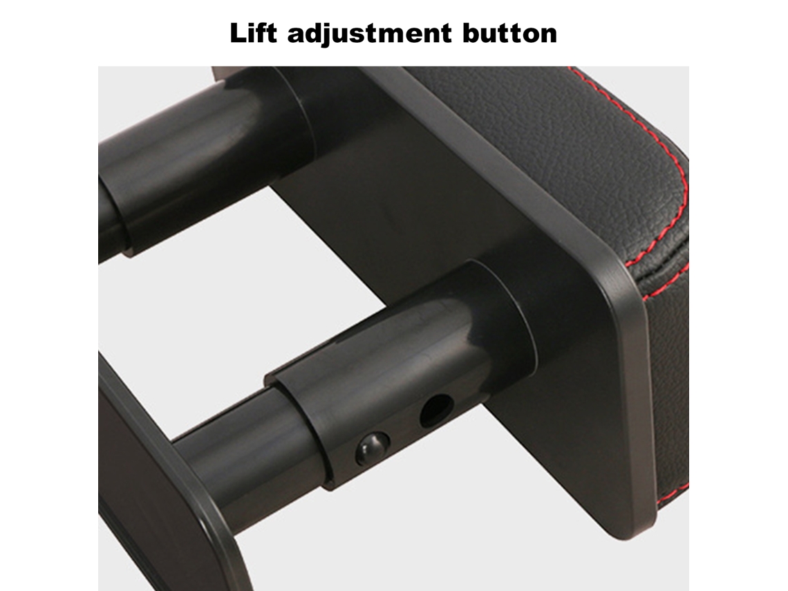 Car Armrest Left Adjustable Height Leather Elbow Support Pad