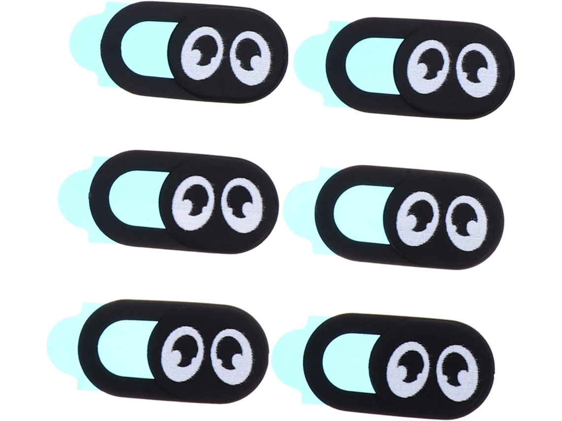 Conjunto de 6 Capas Ultrafinas para Webcam com Estampas para Laptop e Tablet. SFUSHOS