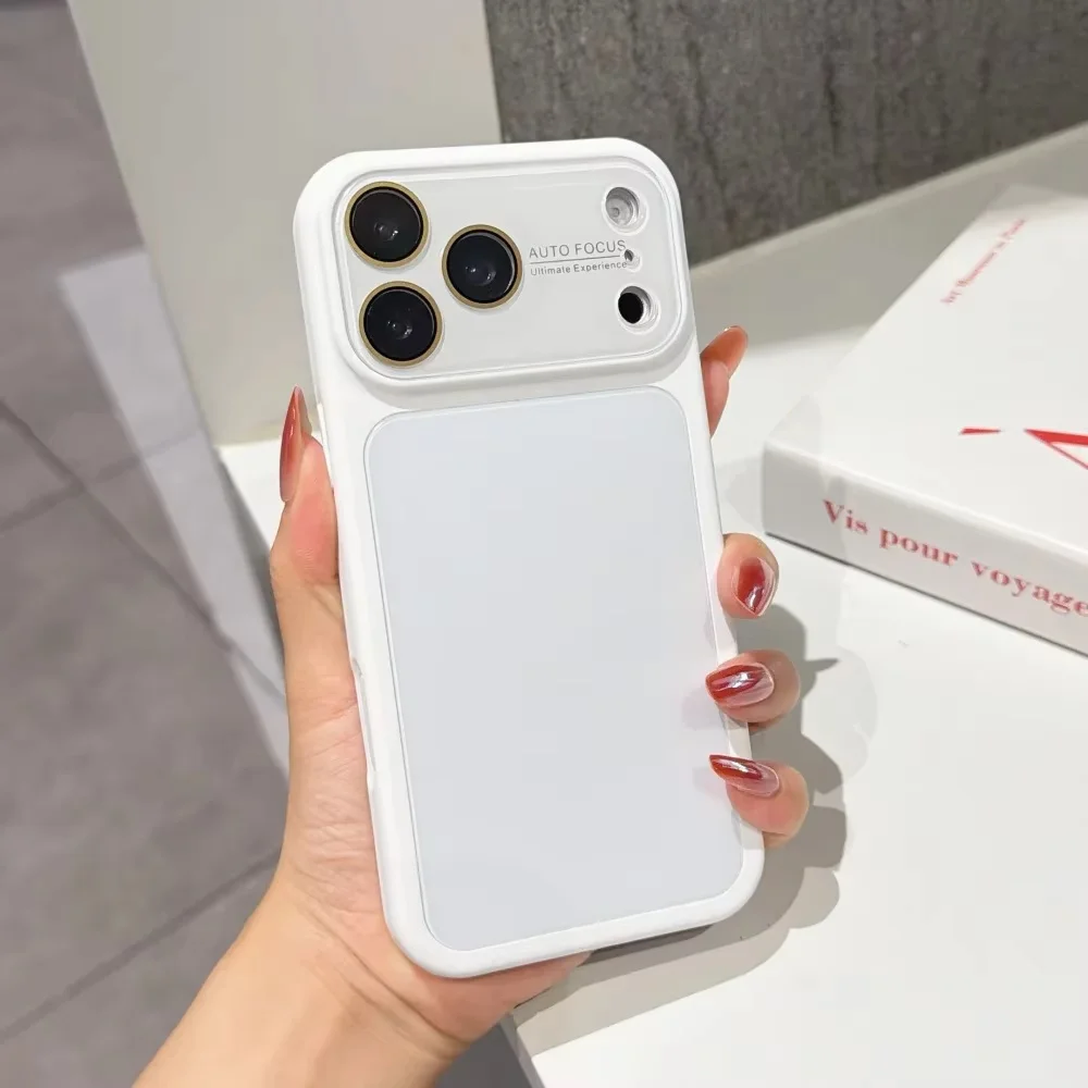 (branco, Iphone 14) Capa Rígida, Protetor De Lente Em Acrílico, Capa Traseira Resistente A Impactos