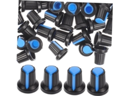 Conjunto De 100 Botões De Potenciômetro Para Guitarra - Acessórios E Efeitos - Fácil Instalação - Material