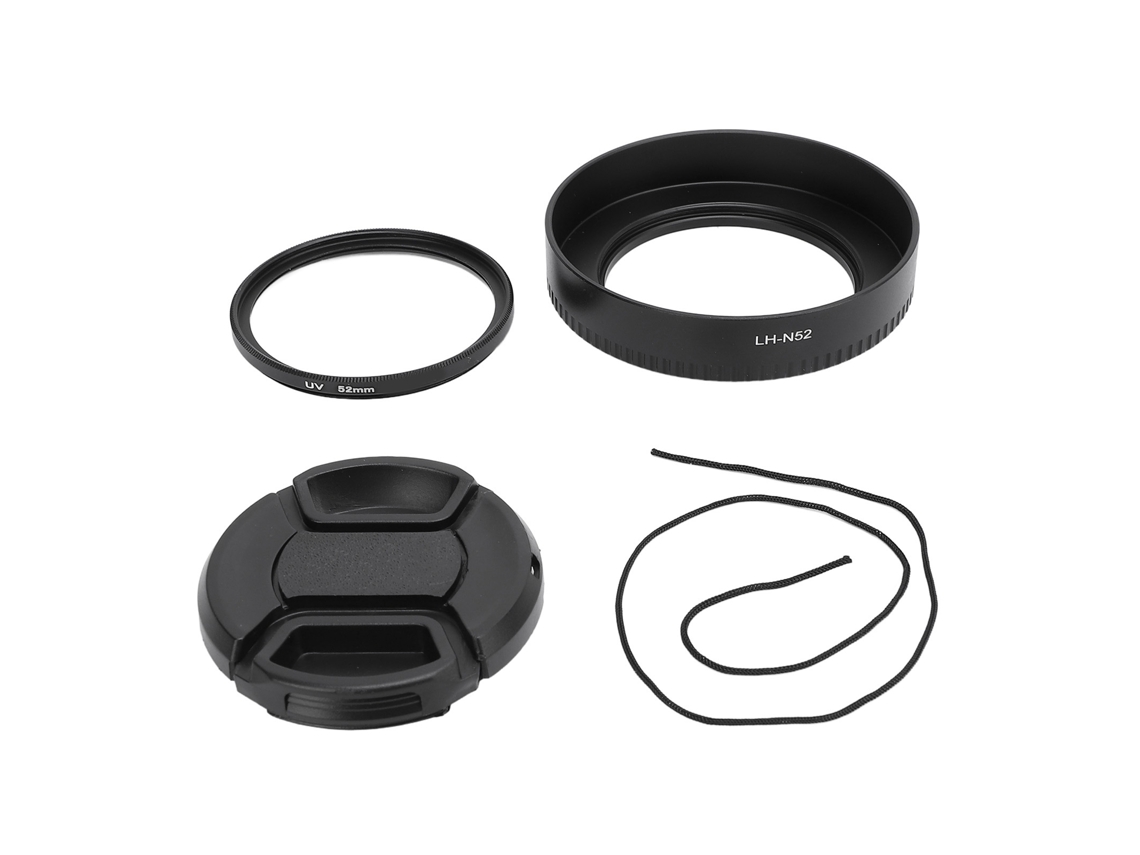Lens Hood Set Lh n52 Lens Hood Shade 53mm Hd Uv Filter And Cap Cover For Z28mm F2.8 Z40mm F2 Z28mmf2. 8 LAXISCREED