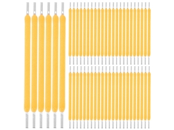 100 Peças De Filamento De Led, Filamento Rígido, 38 Mm, Filamento De Lâmpada Brilvibera
