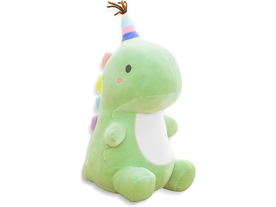 Boneca De Pelúcia De Dinossauro Verde De 14 Polegadas Para Crianças