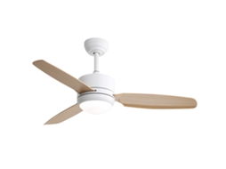 Ventilador de Teto de 46 Polegadas com Luz 3 Pás Abs, 6 Níveis de Velocidade e Motor Dc com Controle Remoto Ótimo para o Quarto py