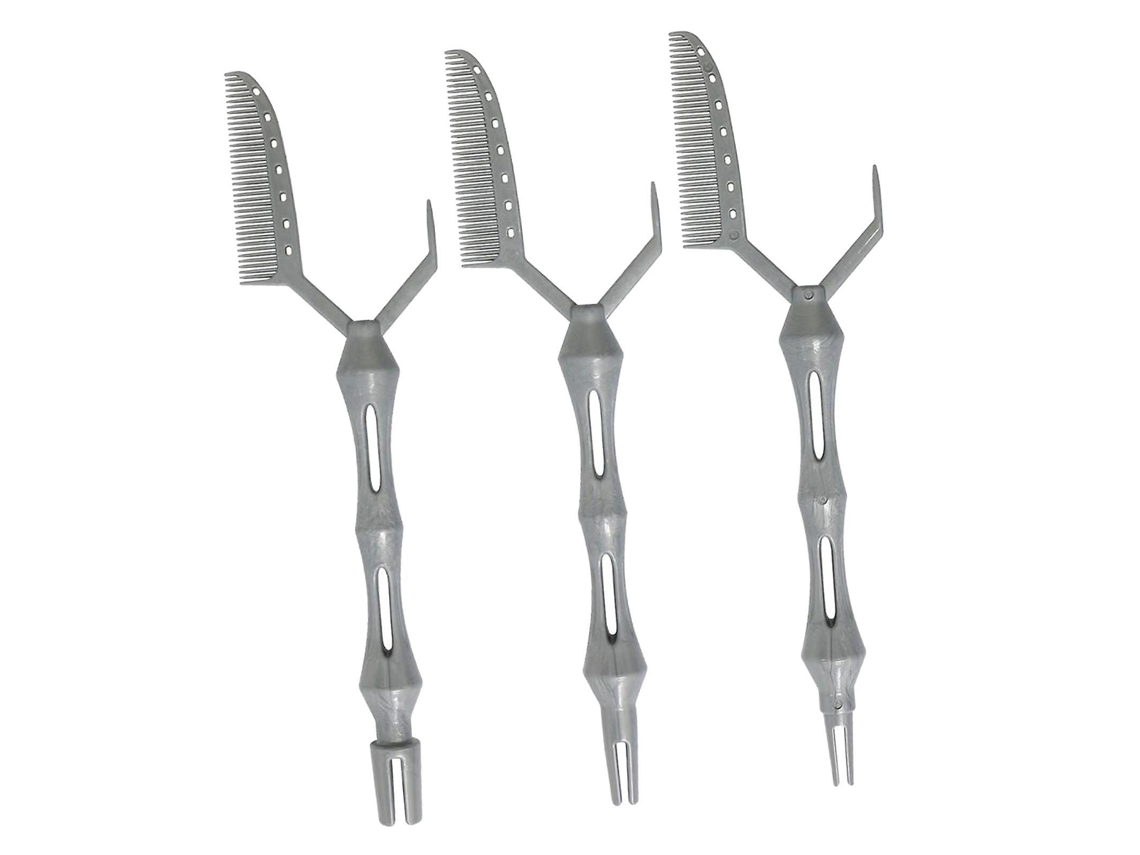 Pente Para Permanente E Tintura De Cabelo, Ferramentas De Posicionamento, Kit De Cuidados Com O Cabelo Roxo Jinyubo Store
