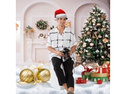 Laxiscreed - Conjunto De 6 Tiaras Elásticas Decorativas Para Natal E Eventos Festivos