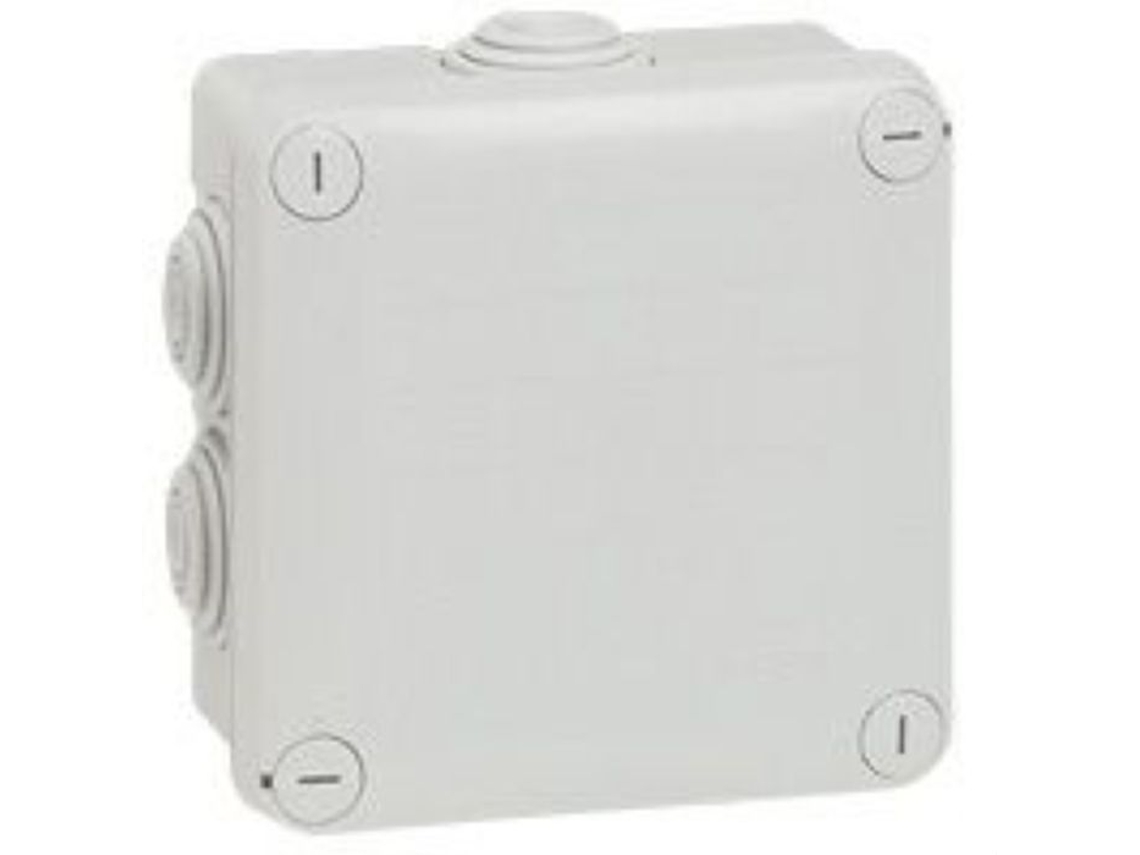 Caixa De Junção Plexo Legrand 100x100 Mm Cinza Retangular