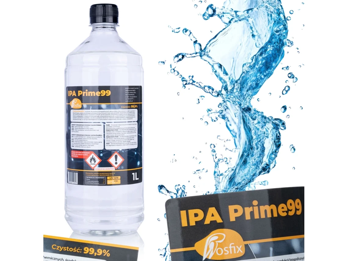 Álcool Isopropílico 99,9% 1l – Alta Pureza | Limpieza E Desengraxado | Evaporação Rápida