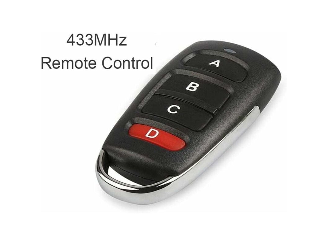 Lurelia Comando Remoto Universal 433 Mhz Para Abridor De Porta De Garagem Elétrico