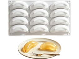 Formas De Silicone Para Assar Frutas E Sobremesas Com 12 Cavidades