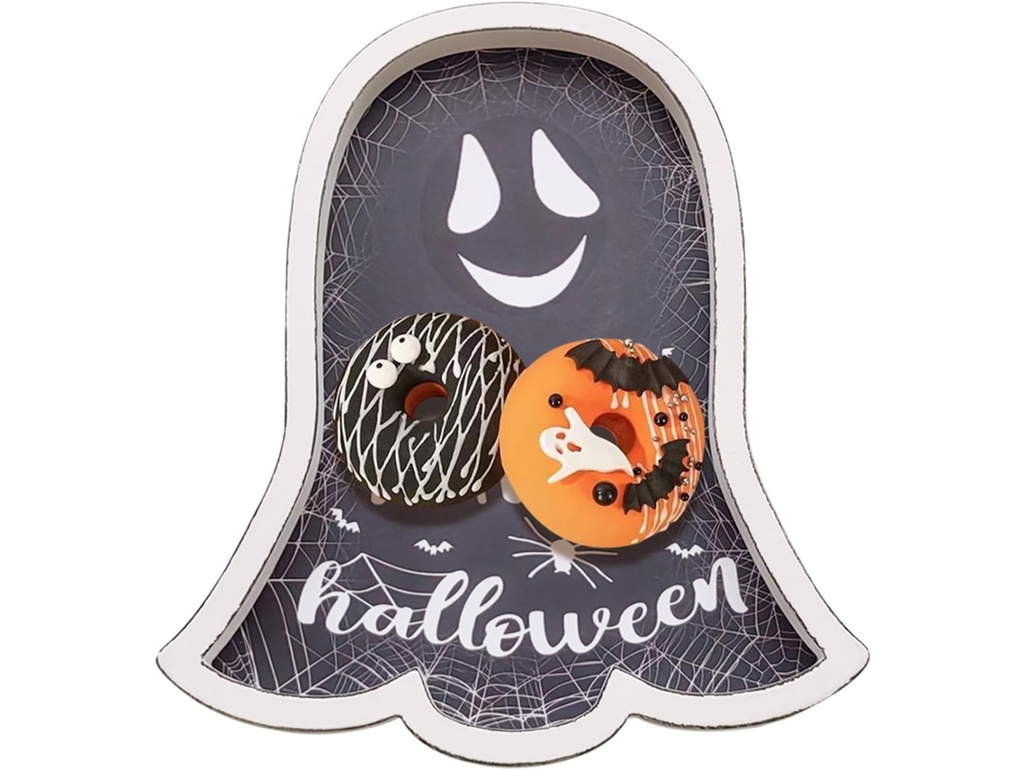 Tábua De Madeira Para Queijos E Frutas Para O Halloween