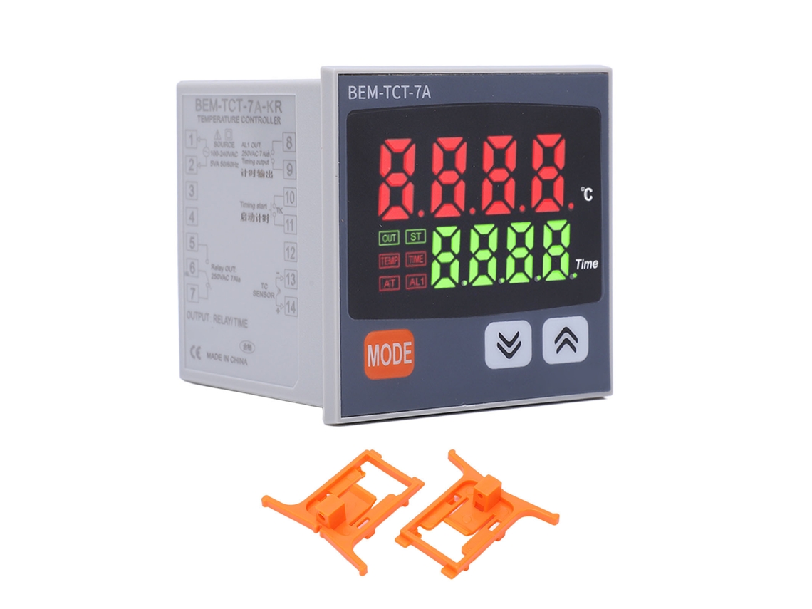 Controlador De Temperatura Digital Com Display E Saída De Relé Para Máquina De Prensa Térmica 100‑240v