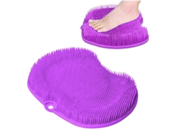 Lurelia Escova Massageadora Para Pés, Para Duche, Com Ventosas, Limpeza E Acupressão, Base Antideslizante
