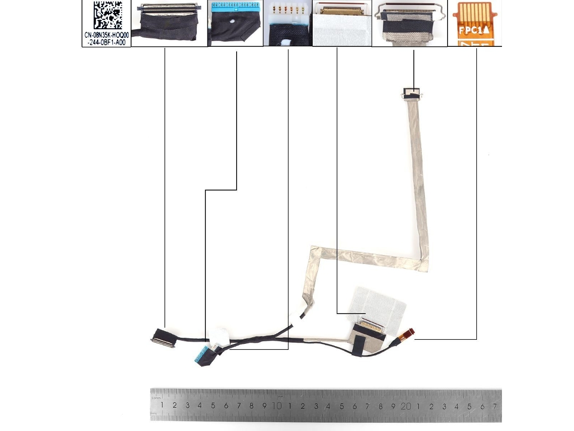Cabo Lcd/led Dell Latitude 7430 E7430 30 Pinos 0.5 Fhd 08n35k Dc02c00vn00 Comparativo