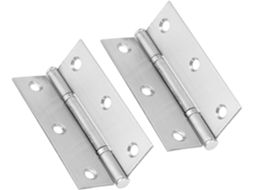 Dobradiças Garosa Para Portas, Armários E Móveis Em Aço Inoxidável 7 Pares, Com Design De Borda Lisa, Ideais Para Portas