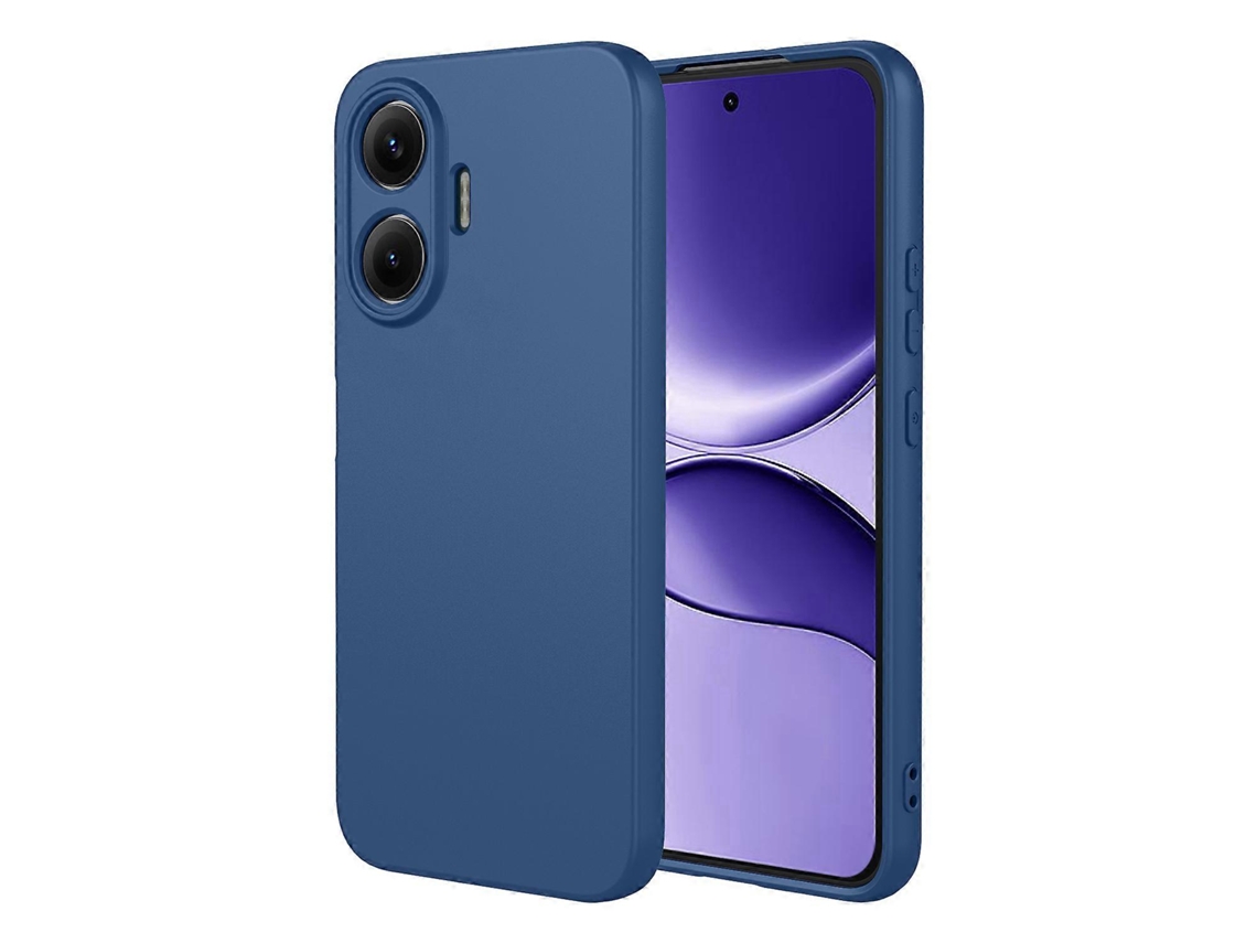 Capa Protetora Tkdaddy Para Xiaomi Poco F7 5g / Redmi Turbo 4 Pro 5g, Tpu Macio, À Prova De Choque, Azul